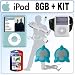 Apple 8 GB iPod nano AAC/MP3 Player Blue (3rd Generation) + Accessory Kit
