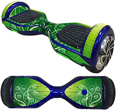 FocusSkins Green flower design 6.5" skin for electric Self Balance scooter Board