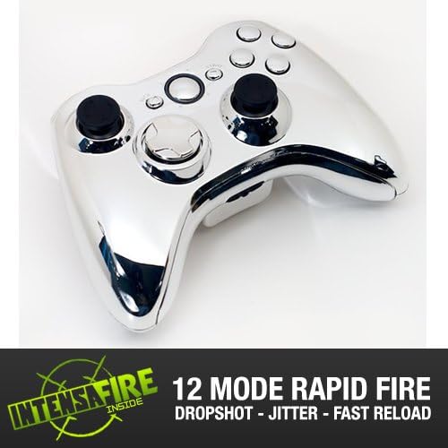 Xbox 360 Modded Controller Master Mod Rapid Fire Wireless Chrome