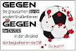 Auto-Flagge / Auto-Fahne * ANTI EM * 45 x 30 cm * Gegen Tiermord = Gegen die EM!
