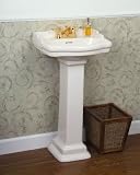 Barclay Stanford 460 4-Inch Centerset Vitreous China Pedestal Sink