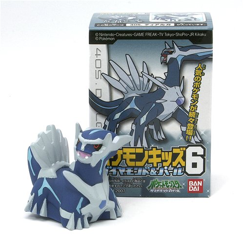 Dialga (#405) : Pokemon Kids Diamond & Pearl Series #6 : One ~1 to ~2 Mini Figures, One Candy Tablet and One Pokemon Sticker (Japanese Imported)