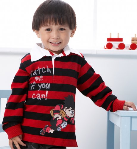 Cheeky Dennis The Menace Rugby Top
