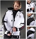 Nebulus High Tech Skijacke Herren, Snow, weiß