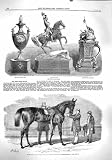 高貴な 1860 のアスコットの競争の版のルピーの馬の女王のつぼ ルピー