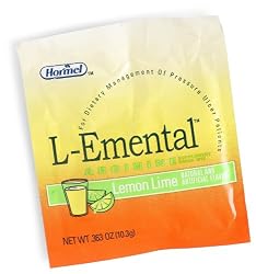 L-Emental Powdered Lemon Lime, Complete Amino Acid Diet, 0.36-Ounce Packets (Pack of 50)