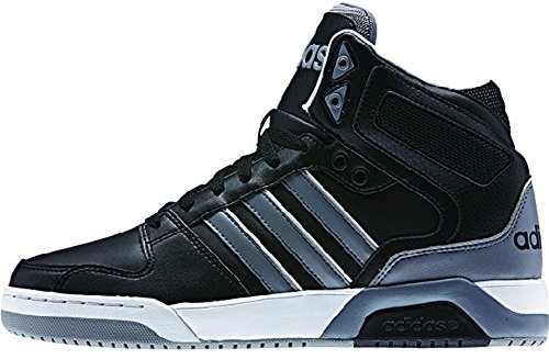 adidas NEO Men's BB9TIS Lifestyle Basketball Shoe, Core Black/Tech Grey/Running White, 10 M US