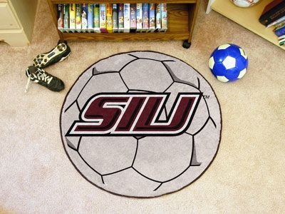 Buy Southern Illinois Salukis NCAA Soccer Ball Round Floor Mat (29) by Fan Mats