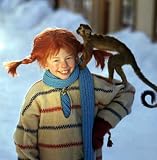 1968 Inger Nilsson - Pippi Longstocking Art Print Poster By National Archive, 11  x 14 