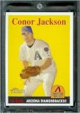 2007 Topps Heritage Baseball Card # 93 Conor Jackson Arizona Diamondbacks - Mint Condition - In Protective Display Case