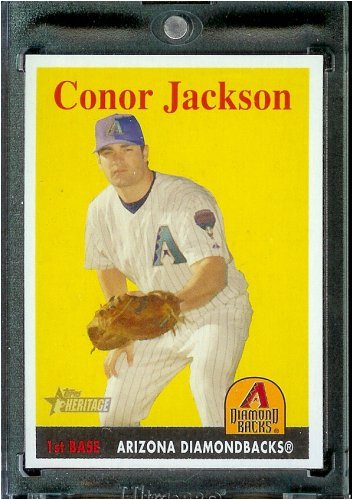 2007 Topps Heritage Baseball Card # 93 Conor Jackson Arizona Diamondbacks - Mint Condition - In Protective Display Case
