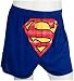  : Superman Men's Plaid Shield Knit Boxer
