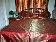 7pc Indian Silk Bedspreads Multi Reds King Bedding Throw Coverlet