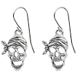 Handcrafted Skull Pirate Earrings
