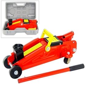 'Jack-in-a-Box' 2-Ton 4000 Lb Lift Capacity Easy-Carry Hydraulic Jack with Storage Case