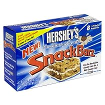 Hershey's Snack Barz, Cookies 'n' Creme, 8-Count Package (Pack of 6)