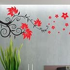 Floral Leaves Wall Decal