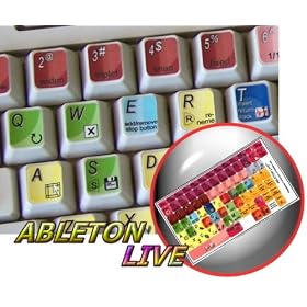ABLETON LIVE KEYBOARD STICKER
