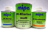 Produkt-Bild: Mipa Klarlackset matt mit H&auml;rter u. Verd&uuml;nnung 07-11112