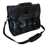 NFL Buffalo Bills Debossed Black Leather Angler's Bag