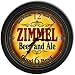 Zimmel 's Beer and Ale Black Cascading Pub Style Wall Clock