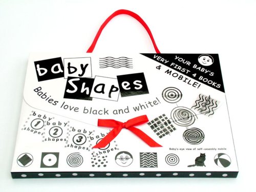 Baby Shapes 4 Books and Mobile Set