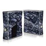 Digital Navy Camo Design Protector Skin Decal Sticker for Xbox 360 S Game Console Full Body