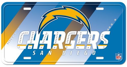 San Diego Chargers Street Flair Plate