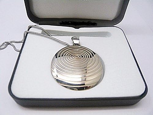 Thrive Worlwide Silver Tone Pendant W/ Sterling Silver Snake Style Necklace