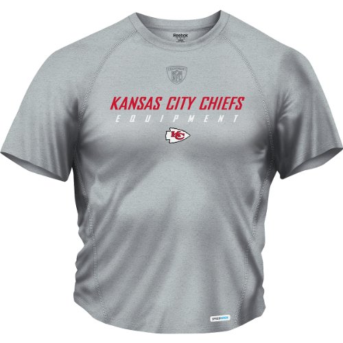 Reebok Kansas City Chiefs Equipment Short Sleeve Speedwick Small