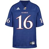 adidas Kansas Jayhawks Youth Football Replica Jersey Large
