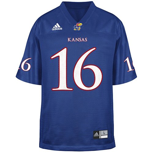 adidas Kansas Jayhawks Youth Football Replica Jersey Large