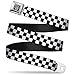 Buckle-Down Seatbelt Belt - Checker Black/White - 1.5