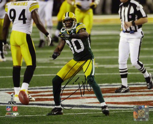 Donald Driver Autographed Photograph | Details: Green Bay Packers, 8x10, Super Bowl XLV