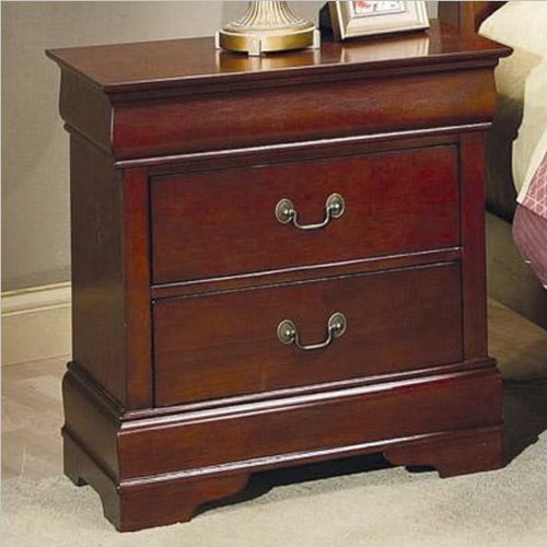 Louis Philippe Style Cherry Finish Night Stand