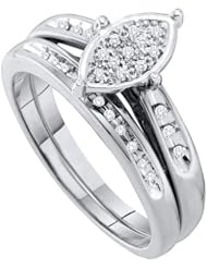 0.12CT DIAMOND FASHION BRIDAL SET