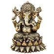 God Ganesha Brass Statue Sculpture