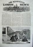 1863 ADELPHI THEATRE SCENE LEAH LORRENZ FAMILY DRAMA