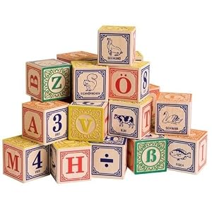 Uncle Goose German Alphabet Blocks by Lindenwood