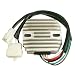 Accel 201430 Chrome Motorcycle Voltage Regulator for Yamaha XS400/500/650