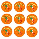 Molto Bene! - Italian Language Round Reward Stickers ~ Long Bridge Publishing