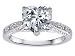 2.05 cttw 14k white gold plated silver Solitaire title=