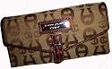 Etienne Aigner Checkbook Wallet A Logo Collection Personal Assets Available in Several Colors