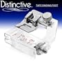 Distinctive Tape Binding Sewing Machine Presser Foot - Fits All Low Shank Snap-On Singer*, Brother, Babylock, Viking (Husky Series), Euro-Pro, Janome, Kenmore, White, Juki, Bernina (Bernette Series), New Home, Simplicity, Necchi, Elna and More!