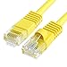 Cmple - RJ45 CAT5 CAT5E ETHERNET LAN NETWORK CABLE -15 FT Yellow