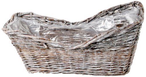 Prima Flora 410212 Weiden-Pflanzkorb, rechteckig, 46 x 17 x 20 cm Preisvergleich