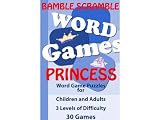 BAMBLE SCRAMBLE PRINCESS Word Game Puzzles for Adults & Kids Improve Spelling Vocabulary Educational Game Puzzles