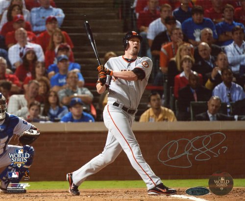 Aubrey Huff Signed Autographed San Francisco Giants World Series 8x10 Photo