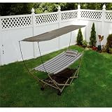 foldable hammocks-Portable Foldable Hammock And Stand With Canopy Collapsible Hammock With Travel Case And Shade Tarp