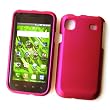 Samsung Vibrant T959 Galaxy S (T-Mobile) Rubberized Snap On Protector Hard Case, Rose Pink
